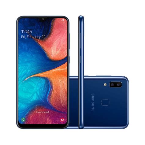 Smartphone Samsung Galaxy A Gb Azul Tela C Mera Dupla Mp