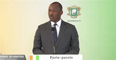 C Te D Ivoire Mamadou Tour Propos De La Cessation Des Activit S De