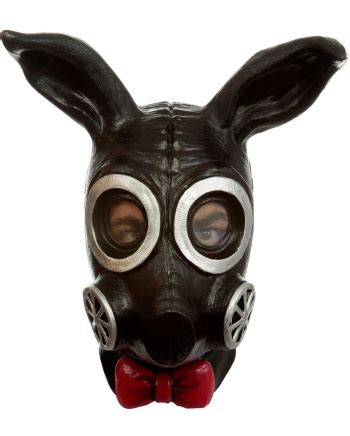 Fetish Bunny Gas Mask Black Buy HERE Horror Shop