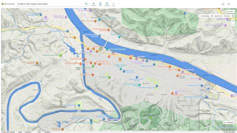 St. Albans, West Virginia Map