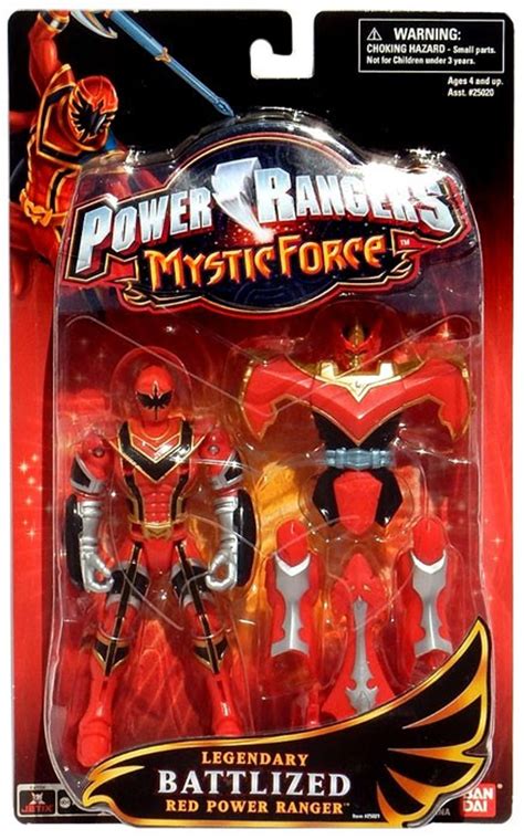 Power Rangers Mystic Force Legendary Battlized Red Power Ranger Action Figure Bandai - ToyWiz