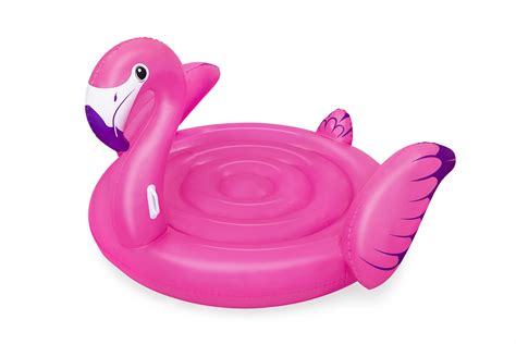 H2ogo Pink Flamingo Ride On Pool Island Float Seats Two Adults