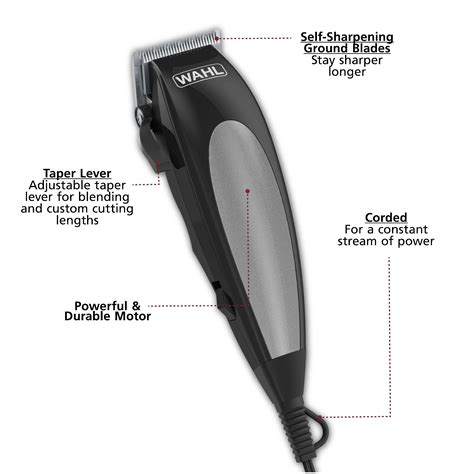 Wahl Sure Cut Hair Clipper Kit Corded For Men And Women Off