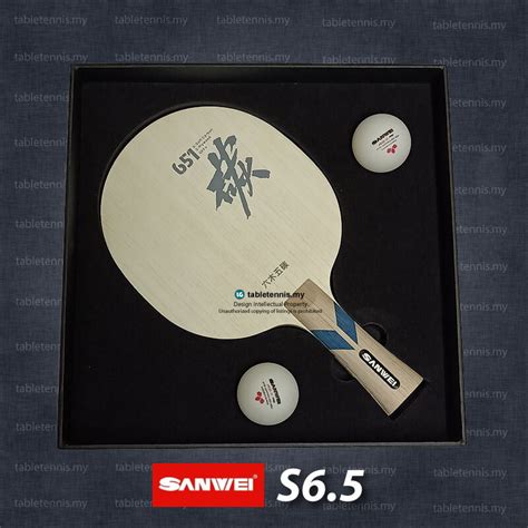 Sanwei Blade S6 5 FL Composite Carbon Table Tennis Blade Paddle Bat