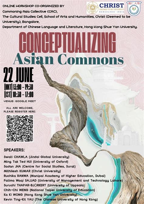 Conceptualizing Asian Commons Online Workshop Mclc Resource Center