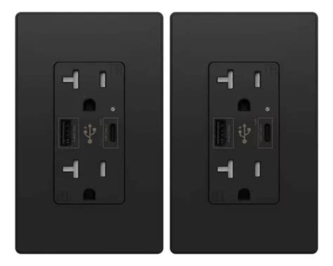 Enchufe De Pared Usb C Decora 4 8a De Doble Velocidad Recep Meses