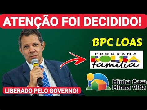 Bpc Loas Urgente Benefici Rios Do Bpc E Bolsa Fam Lia Ter O Direito A