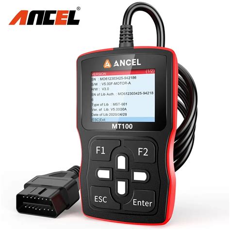 ANCEL MT100 Motorcycle Diagnostic Tool Motor Engine Check Code Reader