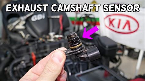 Exhaust Camshaft Position Sensor Replacement Location Removal Kia