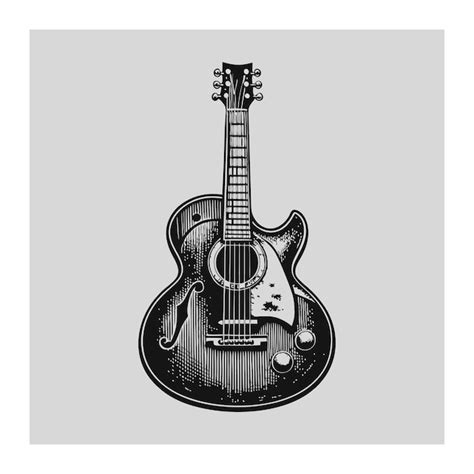 Vector Guiter Art Premium Ai Generated Vector