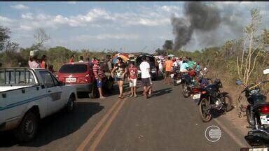 Bom Dia Piau Falta De Gua Motiva Protesto De Dezenas De Moradores