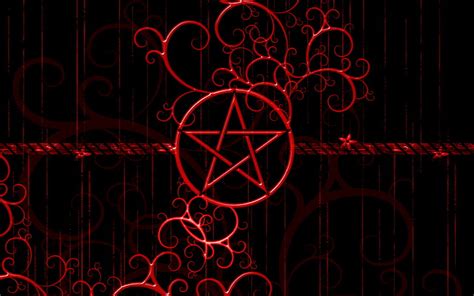 Hd Wallpaper Red Star Wallpaper Dark Evil Horror Penta Symbol