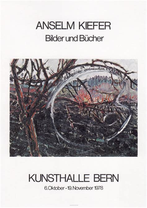 Anselm Kiefer Exhibitions Posters