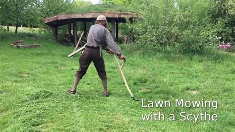 Grass Scythe Cutting Demonstration