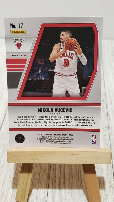 Panini Mosaic Will To Win Silver Mosaic Prizm Nikola