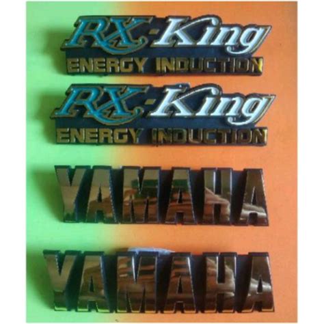 Jual Paket Emblem Yamaha Tangki Rx King Komplit Emblem Box Aki Rx King