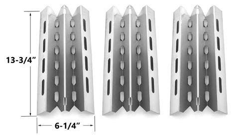 3 Pack Stainless Steel Heat Plate Replacement For Select Huntington 6666 54 Sterling 496554