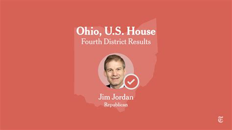 Ohio Fourth Congressional District Election Results 2022: Jordan Defeats Wilson - The New York Times