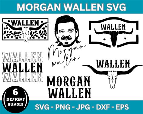 Morgan Wallen Svg, Morgan Wallen Png, Svg Files for Cricut, Morgan ...