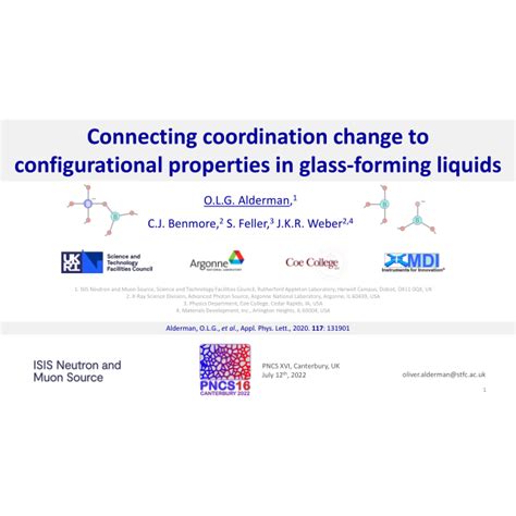 Title Slide Connecting Coordination Change To Configurational