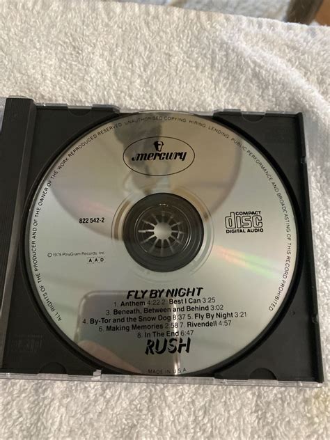 Rush Fly By Night Cd May Mercury M Rare