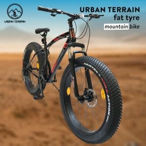 Urban Terrain Rogue Mtb Fat Tyre Cycles Shimano Geared For Men With