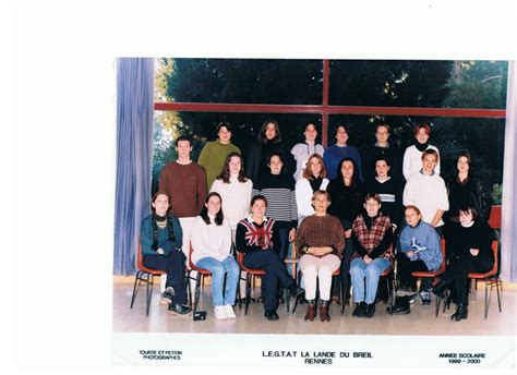 Photo de classe BTA SMR de 1999 Lycée Agricole La Lande Du Breil