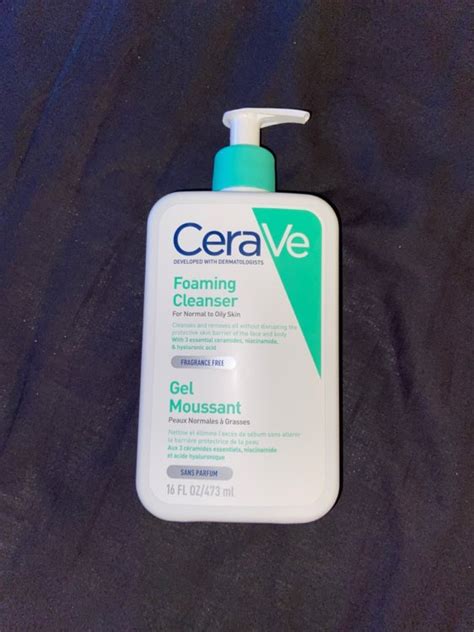 CeraVe Gel moussant nettoyant peau normale à grasse aux ceramides et