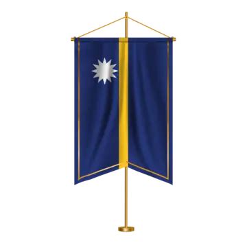 Nauru National Flag With Transparent Vector Nauru Nauru Flag Flag Of