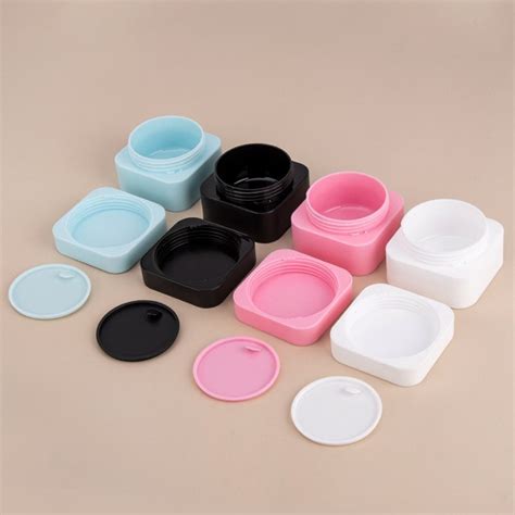 Multicolor Makeup Jar Plastics Empty Container Cosmetic Plastic Box