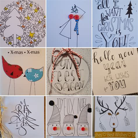 Aquarel Kerstkaarten Creatieve Designs