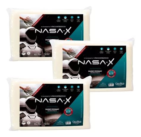 Kit 3 Travesseiros Ortopédicos Nasa x Duoflex Nasa Baixo Frete grátis