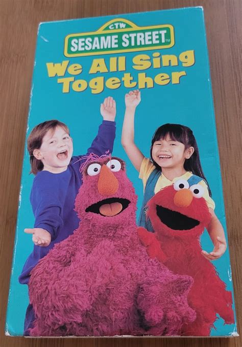 Sesame Street We All Sing Together (VHS-1996) | Grelly USA