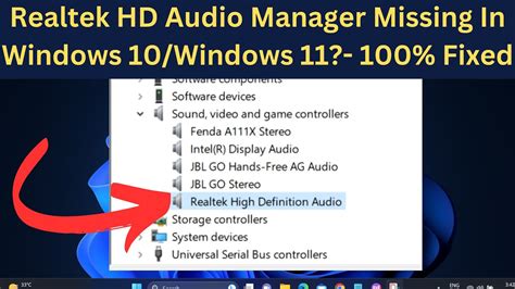 How To Fix Realtek Hd Audio Manager Missing From Windows 10 Descubra A Excitação De Apostar