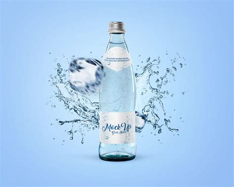 Free Water Bottle Mockup