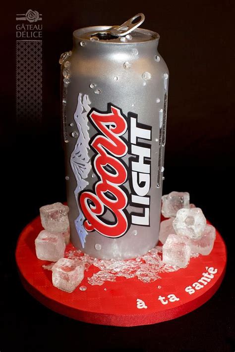 Coors Light Cake By Marie Josée Birthday Cake Beer 50th Birthday