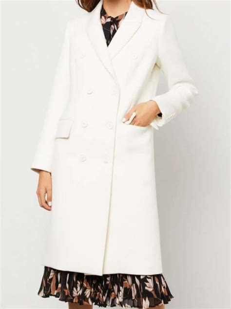 The Today Show 2023 Hoda Kotb White Coat | Victoria Jacket