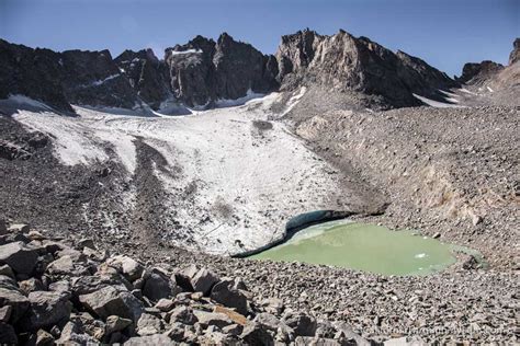 Hiking to the Palisade Glacier from Second Lake on the Big Pine North ...