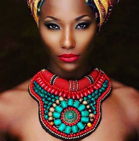 Clipkulture African Goddess Necklace