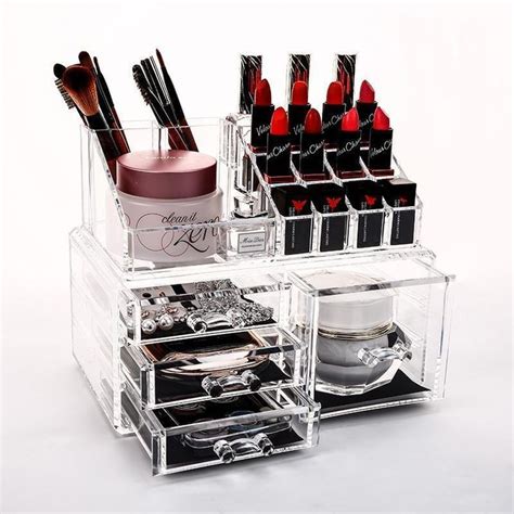 Acrylic Makeup Organizer Cosmetic Organizer Jewelry Organizer Lipstick