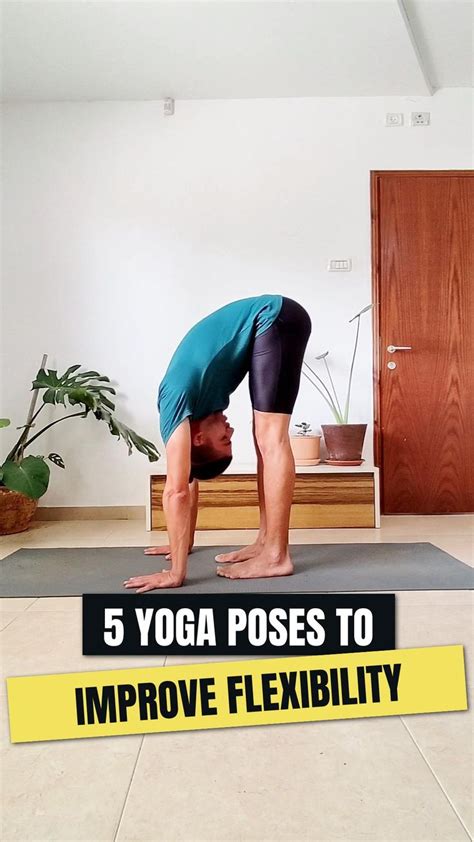 5 Yoga Poses To Improve Flexibility Yoga Poses Easy Yoga Workouts