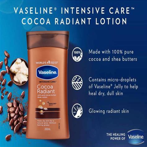 Vaseline Intensive Care Cocoa Radiant Body Lotion 200ml