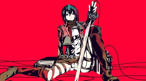 Shingeki No Kyojin, Mikasa Ackerman, Anime, Anime Girls, Artwork ...