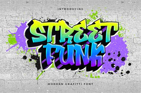 Streetfunk Graffiti Font | dafont.com