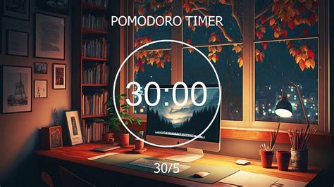 30 5 Pomodoro Timer Focus Station Lofi Study Concentration Chill