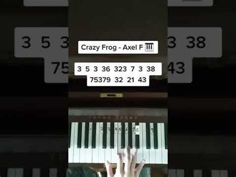 Crazy Frog - Axel F (Piano Tutorial) in 2022 | Piano tutorial, Piano ...