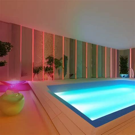 Govee Hue Led Strip Lighting Swiming Pool Scene Stable Diffusion