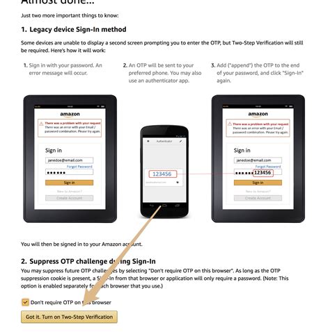 How To Update Your Amazon Auto Ordering Accounts For The Otp Two Factor Authentication System