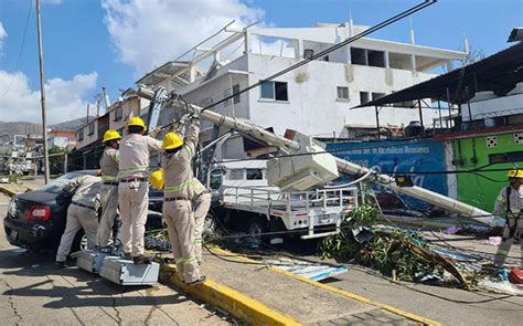 Costar Mil Mdp Reconstrucci N Por Otis En Guerrero Cfe Origen