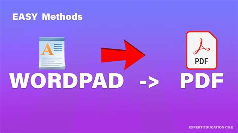 How To Convert Wordpad To Pdf File How Do I Convert A Wordpad